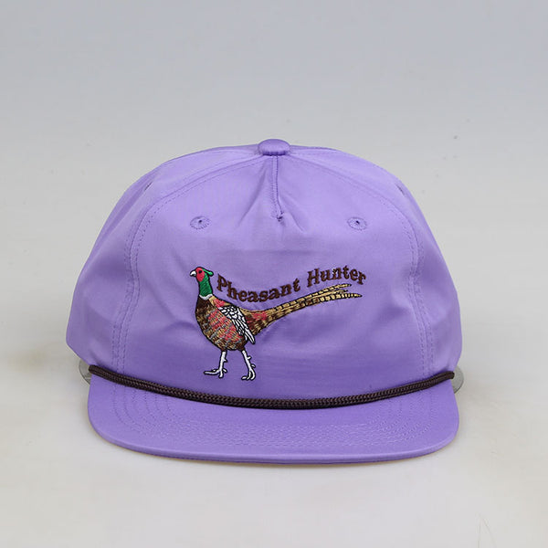 Shenxiucaps Purple Pheasant Hunter Rope Hat