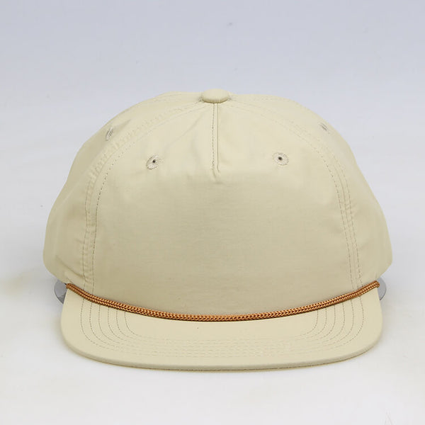 MK1113 Khaki Blank Plain Rope Hats Wholesale