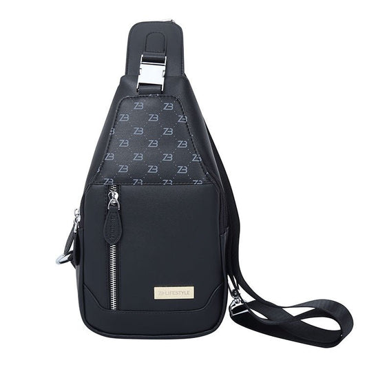 High Quality Black Leather Crossbody Sling Bags - Shenxiucaps