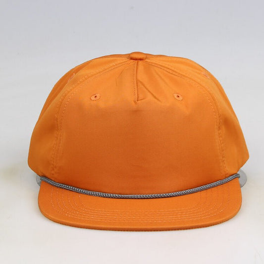 MK1024 Best Orange Flat Brim Blank USA Rope Hat Snapback - Shenxiucaps