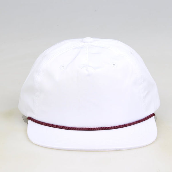 MK111 Marron and White Blank Rope Hats - Shenxiucaps