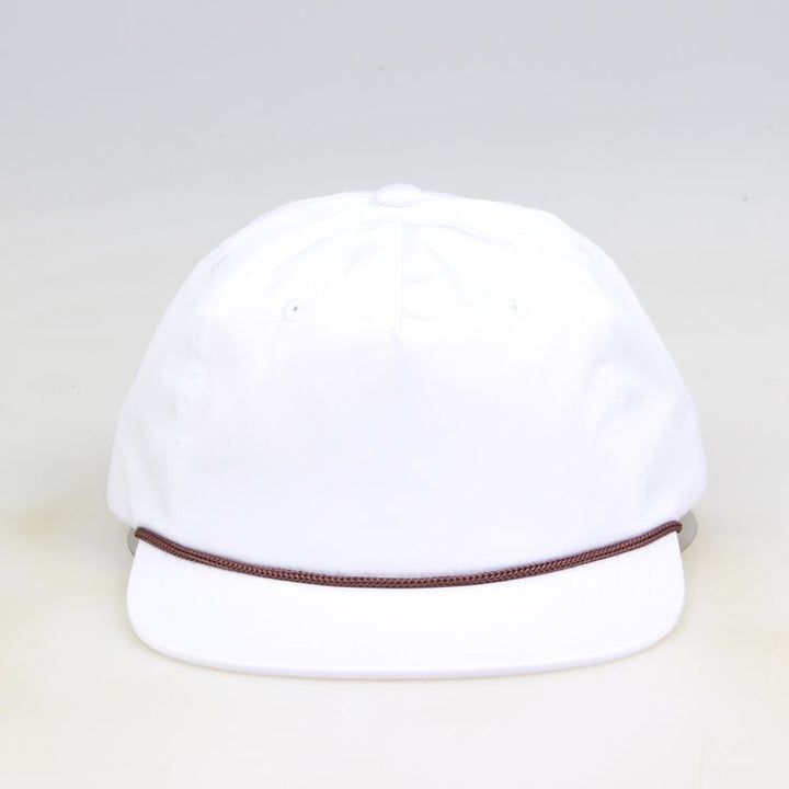 MK119 Cheap Classic Blank White Poly Rope Caps Near Me - Shenxiucaps