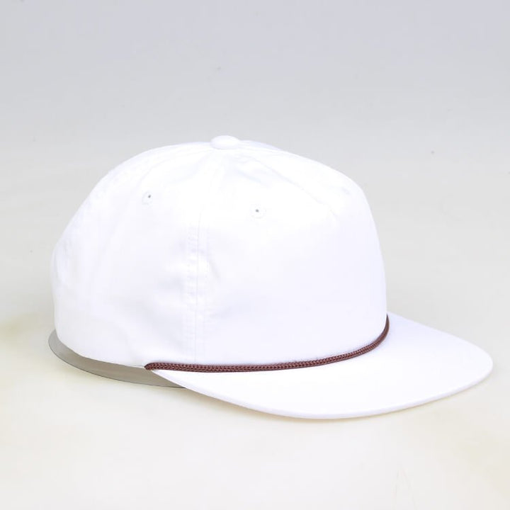 MK119 Cheap Classic Blank White Poly Rope Caps Near Me - Shenxiucaps