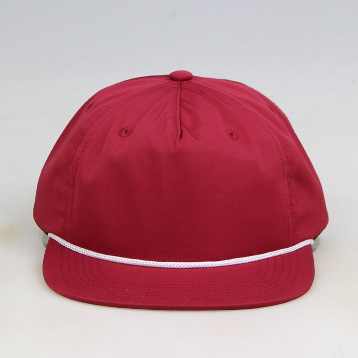 MK333 Maroon Red Blank Rope Rooe Hats String Hats - Shenxiucaps