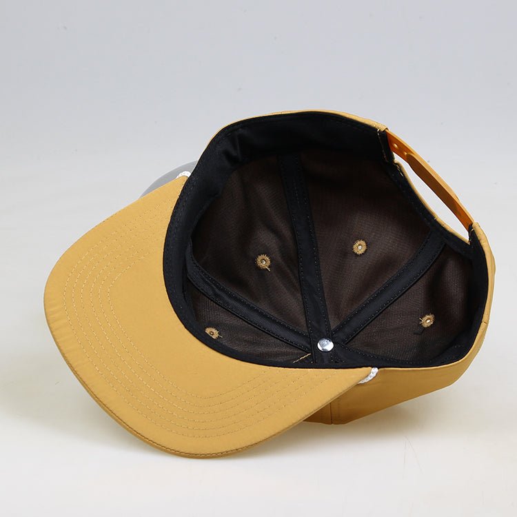 MK999 High Quality Outdoor 5 Panel Gold Blank Rope Hat - Shenxiucaps