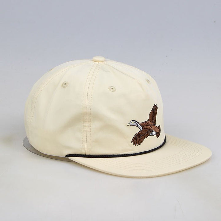 Shenxiucaps Beige Quail Rope Hat - Shenxiucaps