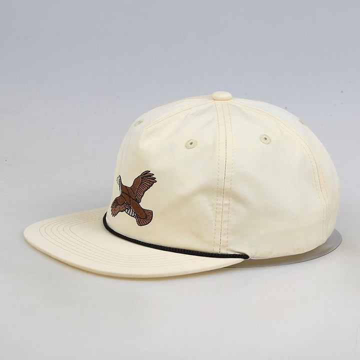 Shenxiucaps Beige Quail Rope Hat - Shenxiucaps