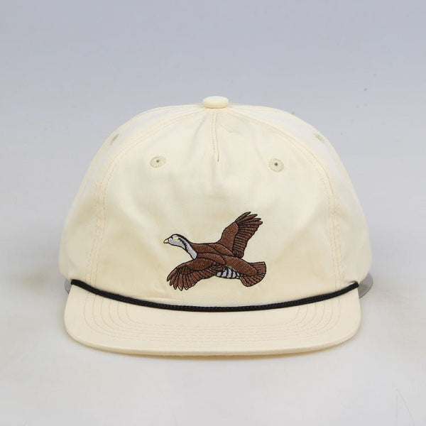 Shenxiucaps Beige Quail Rope Hat - Shenxiucaps