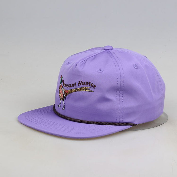 Shenxiucaps Purple Pheasant Hunter Rope Hat - Shenxiucaps